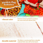 Load image into Gallery viewer, Combo Pack Garden Flag Stand Black 36 x 16 in and Garden Flag 12x18 in Fall