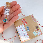 Load image into Gallery viewer, I'm Sorry Gifts for Her and Him Personalised Apology Gift Cute Poop in a Jar and Sorry Card Forgive Me Present Idea (in Beige Craft Box Sorry I was a little Rainbow Poop)