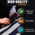 Load image into Gallery viewer, Boar Bristle Beard Brush for Men – 9 Soft Boar Bristle Hair Brush for Slick Back Beards & Mustaches – Ergonomic Handle Non Slip Grip Durable Design Thoughtful Gift for Grooming Enthusiasts