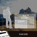 Load image into Gallery viewer, G128 Come and Take It Flag (Cannon Flag) 3x5 feet Double Sided Embroidered 210D Indoor/Outdoor, Vibrant Colors, Brass Grommets, Heavy Duty Polyester, 3ply