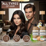 Load image into Gallery viewer, Coconut Shampoo and Conditioner Set 16 Fl Oz Set of 2 Sulfate Free Deep Moisturizing Hydrating Anti Frizz Formula for Women and Men Professional Salon Grade Dry Damaged Hair Care Products