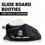 Load image into Gallery viewer, Slide Board Booties for Smooth Gliding (Reusable Washable) Compatible with All Fitness Hockey Slideboards Slip Over Shoe Design One Size Fits All