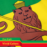 Load image into Gallery viewer, Ethiopia Lion Ethiopian Flag 3x5 Ft 5Pack 150D Printed Polyester By G128