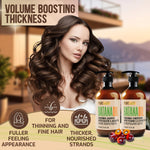 Load image into Gallery viewer, Batana Oil Shampoo and Conditioner Set Thickening Sulfate Free Formula for Women Men 16 Fl Oz Pack of 2 Volumizing Moisturizing Professional Salon Care Products for Fine Thinning Hair