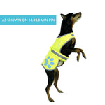 Load image into Gallery viewer, Dog Reflective Vest XS Size Yellow Hi Vis Safety Vest Keeps Dogs Visible On and