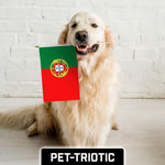 Load image into Gallery viewer, G128 50 Pack Handheld Portugal Portuguese Stick Flags 12x18 In Printed 150D Polyester, Country Flag, Solid Wooden Stick, Spear Gold Tip