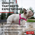 Load image into Gallery viewer, Waterproof Dog Harness Adjustable Dog Harness for Large Dogs Small and Medium Dogs Heavy Duty Dog Harness with Durable Metal Clasp and QR Dog Tag Boy & Girl Dog Harness Pink (20 32in)
