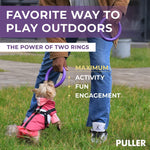 Load image into Gallery viewer, Dog Ring Fetch Toy Small Dogs Mini Size 2 Rings Purple