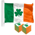 Load image into Gallery viewer, Ireland SHAMROCK Irish Flag 3x5 Ft 10Pack 150D Printed Polyester By G128