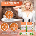 Load image into Gallery viewer, Beef Tallow Shampoo and Conditioner Set with Goat Milk 16.9 Fl Oz Pack of 2 Sulfate Free Moisture for Women Men For Dry Itchy Scalp Hydrating Thickening Volume Care for Thinning Hair
