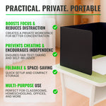 Load image into Gallery viewer, 24 Pack Privacy Folders for Students Desk Dividers for Students Privacy Shields for Student Desks Testing Dividers for Classroom Test Divider for Student Desks Classroom Folders Desk Divider