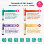 Load image into Gallery viewer, Creamy Lickable Cat Treats Wet Squeeze Tubes 20 Sticks Tuna Mix Liquid Cat Snacks Urinary Care Multivitamin Treats for Cats & Small Dogs Lick Up