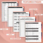Load image into Gallery viewer, 2026 Appointment Book Planner 6.5 x 8.5 inch Large Peach Tabbed Daily Hourly Weekly Planner Schedule Book 30 Minute time Slots Business & Personal Planner Jan 2026 Dec 2026