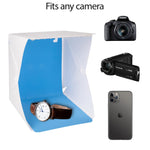 Load image into Gallery viewer, Photo Light Box Portable Small Shooting Tent White Cube Studio LED Kit Room Mini