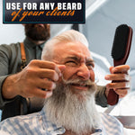 Load image into Gallery viewer, Boar Bristle Beard Brush for Men – 9 Soft Boar Bristle Hair Brush for Slick Back Beards & Mustaches – Ergonomic Handle Non Slip Grip Durable Design Thoughtful Gift for Grooming Enthusiasts