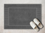 Load image into Gallery viewer, Luxury Bath Mat Floor Towel Set 22 x34 in 2 Pack Dark Gray Absorbent Cotton