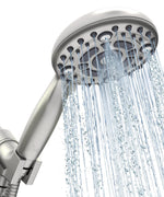 Load image into Gallery viewer, High Pressure 6 Settings Shower Head with Handheld Detachable Set Nickel Finish