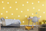 Load image into Gallery viewer, Daisy Flower Wall Decals Peel and Stick Vinyl Flower Decals for Walls Room 36pcs