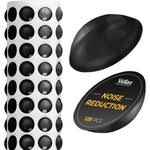 Load image into Gallery viewer, Cabinet Door Bumpers 128 Pcs Black Self Adhesive Pads Cabinet Stoppers Rubber Bumpers for Drawers Cupboards Cutting Boards Glass Tops Picture Frames Kitchen Furniture (Hemispherical)