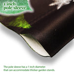 Load image into Gallery viewer, G128 Combo Pack: Garden Flag Stand Black 36 in x 16 in & Garden Flag Winter Decoration Welcome Festive Gnome with Lantern 12x18 DoubleSided Blockout Fabric