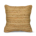 Load image into Gallery viewer, The Fine Living Co. Jute Throw Pillow Covers Braided Decorative Pillow Covers Farmhouse Accent Pillows for Couch Living Room Decor 18 x 18 inch Natural 1Pc
