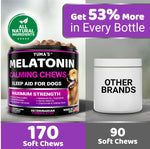 Load image into Gallery viewer, Melatonin Calming Chews for Dogs 170 Chews Dog Stress and Anxiety Relief