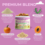 Load image into Gallery viewer, Probiotics for Dogs 120 Dog Probiotics Chews Digestive Enzymes & Pumpkin Support Gut Health Gas Diarrhea & Constipation Relief Itchy Skin Yeast Balance Allergies Pet Advanced Supplements