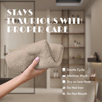 Load image into Gallery viewer, White Classic Taupe Washcloths Set 12 Pack for Body and Face Towel 12x12 Inch Cotton Wash Cloths Bulk Spa Fingertip Wash Clothes Soft Absorbent Gym Towels