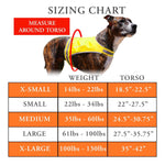 Load image into Gallery viewer, Lite Dog Vest Chest Size 27.5 Inch S Size Coverage to Mid Back Reflective Hi
