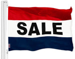Load image into Gallery viewer, G128 Combo Pack: USA American Flag 3x5 Ft 150D Printed Stars & Sale Flag 3x5 Ft 150D Printed