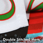 Load image into Gallery viewer, G128 Christmas Garden Flag, Christmas and Winter Themed Decorations Merry Christmas Penguin with Candy Cane, 12x18 Inch Printed 150D Polyester Rustic Holiday Seasonal Outdoor Flag