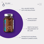 Load image into Gallery viewer, Natural Sleep Support with Melatonin 1 mg L Tryptophan Passionflower Valerian