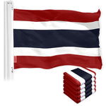 Load image into Gallery viewer, Thailand Thai Flag 3x5 Ft 5Pack 150D Printed Polyester By G128