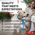 Load image into Gallery viewer, Waterproof Dog Collar 12-19 inch Neck x 1 inch Wide Plastic Buckle Adjustable Dog Collar for Large Dogs Small and Medium Dogs Breakaway Dog Collar Waterproof with Plastic Buckle and QR Dog Tag Boy & Girl Dog Collars (Blue)