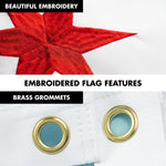 Load image into Gallery viewer, Flag Pole 5 FT White Tangle Free & Chicago Flag 2.5x4 FT Combo Embroidered 300D Polyester