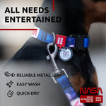 Load image into Gallery viewer, Nylon Dog Leash for Small Dogs and Medium Dogs 4 Ft x 3/5 inch Wide NASA Color
