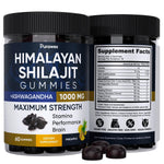 Load image into Gallery viewer, Shilajit Gummies 1000mg for Men Women Vegan Sugar Free Pineapple Flavor 60