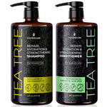 Load image into Gallery viewer, Tea Tree Shampoo and Conditioner Set with Castor Oil Rosemary Oil for Hair