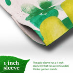 Load image into Gallery viewer, Garden Flag Home St. Patrick's Day Gnome with Green Heart 12x18 Blockout Fabric