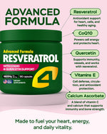 Load image into Gallery viewer, Resveratrol Supplement 1800mg with CoQ10 Quercetin Support Vitamin E C Calcium Ascorbate Antioxidant for Enhanced Energy Heart Health & Healthy Aging Support Trans Resveratrol 180 Capsules
