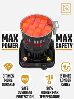 Load image into Gallery viewer, Multipurpose Electric Charcoal Starter 800W Electric Charcoal Burner ETL Stove