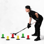 Load image into Gallery viewer, Drill Cones Lightweight Stickhandling Training Tool Hockey Training Equipment for Puck Control Reaction Time and Coordination Portable Durable and Adjustable