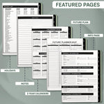 Load image into Gallery viewer, 2026 Hardcover Appointment Book Planner 8.5 x 11 inch Dark Green Large Tabbed Daily Hourly Weekly Planner Schedule Book 15 Minute time Slots Business & Personal Planner Jan 2026 Dec 2026 Dark Green
