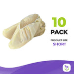 Load image into Gallery viewer, Disposable Shoe Covers Knee Length 20 Pack Yellow Surgical Boot Covers Disposable PP PE 82 GSM Waterproof Shoe Booties Disposable Boot Covers with Fixation Ties Elastic Band