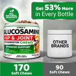 Load image into Gallery viewer, Glucosamine for Dogs Hip & Joint Supplement 170 Chews