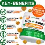 Load image into Gallery viewer, Hemp Hip and Joint Supplement for Dogs Glucosamine for Dogs 170 Mobility Support Chews Advanced Joint Pain Relief Treats with Chondroitin MSM Turmeric Large & Small Breeds Made in USA