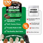 Load image into Gallery viewer, Hemp Calming Chews for Dogs 170 Dog Calming Chews Anxiety Relief Treats