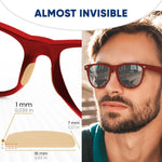 Load image into Gallery viewer, Eyeglass Nose Pads Anti Slip 1 mm Silicone Nose Bridge 6 Pairs Beige Color