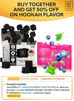 Load image into Gallery viewer, Hookah Charcoal Coals for Hookah Coconut XL Pack 84 Count 2.6 lbs 100% Natural