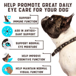 Load image into Gallery viewer, Eye Vitamins for Dogs Vision Supplement for Tear Stains Dog Eye Care Duck Flavor